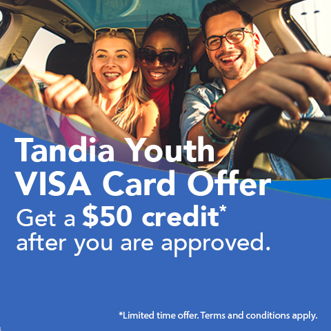 Tandia Youth VISA Card Offer